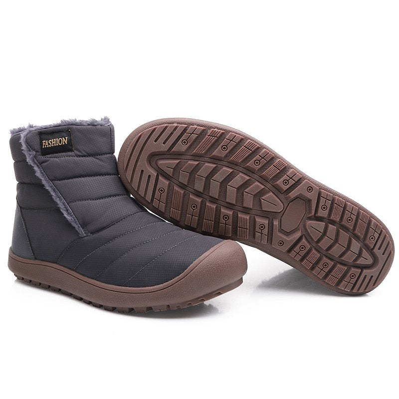 Snow Boots Waterproof Plush Orthopedic Winter Shoes