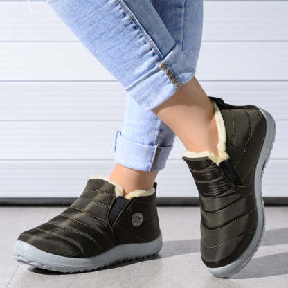Orthopedic Shoes Women Fur Waterproof Winter Boots