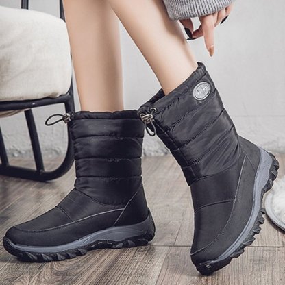 Women Waterproof Snow Boots Warm Orthopedic Shoes