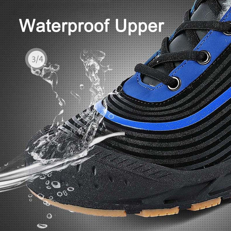 Trendy Winter Boots For Men Waterproof Fur Orthopedic Shoes