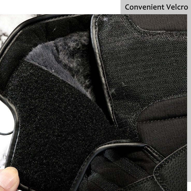 Men Waterproof Orthopedic Winter Shoes Fur Snow Boots