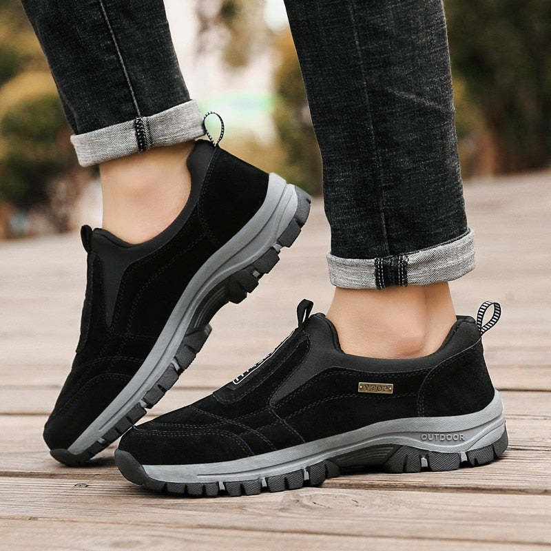 Men Fashionable Orthopedic Shoes Rubber Casual Winter Boots