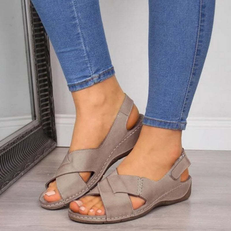Navy Blue Elegant Comfort Sandal