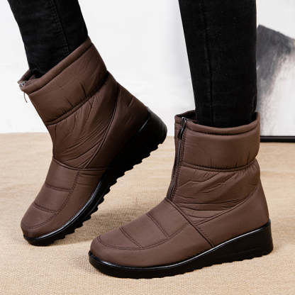 Women Orthopedic Boots Plush Ankle Booties
