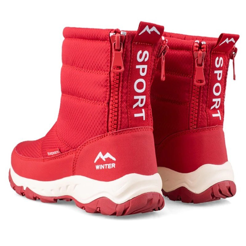 Waterproof Women Snow Boots Nonslip Plush Orthopedic Shoes