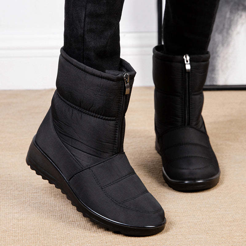 Women Orthopedic Boots Plush Ankle Booties
