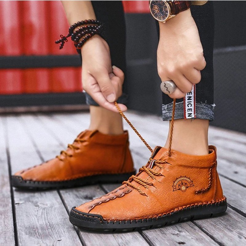 Men Waterproof Orthopedic Shoes Winter 2022 Ankle Boots