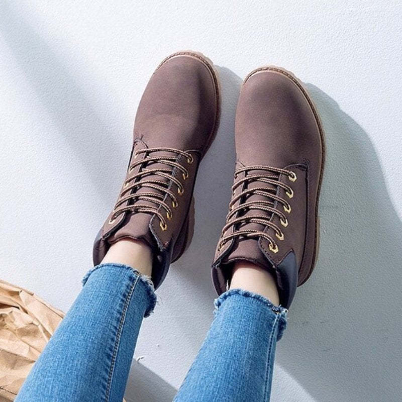 Women Outdoor Winter Boots Water-resistant Orthopedic Shoes