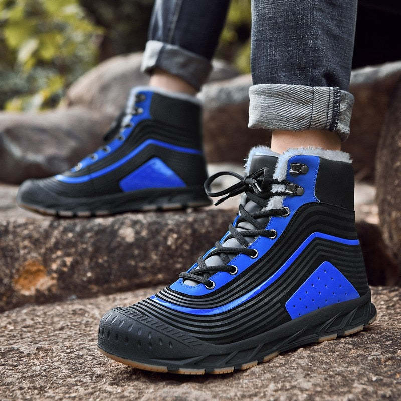 Trendy Winter Boots For Men Waterproof Fur Orthopedic Shoes