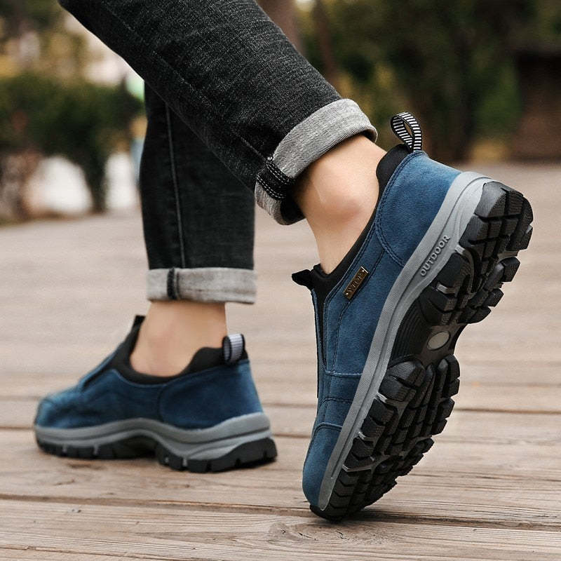 Men Fashionable Orthopedic Shoes Rubber Casual Winter Boots