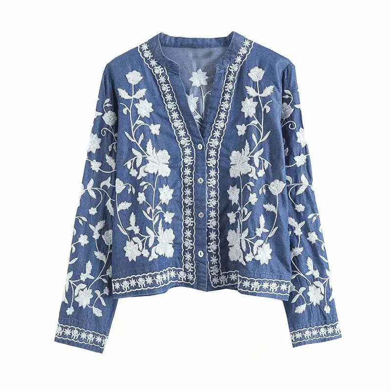 Comfortable Denim Bloom for Women