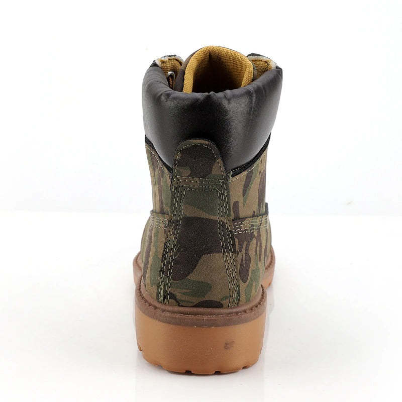 Men Winter Orthopedic Shoes Warm Army Ankle Boots