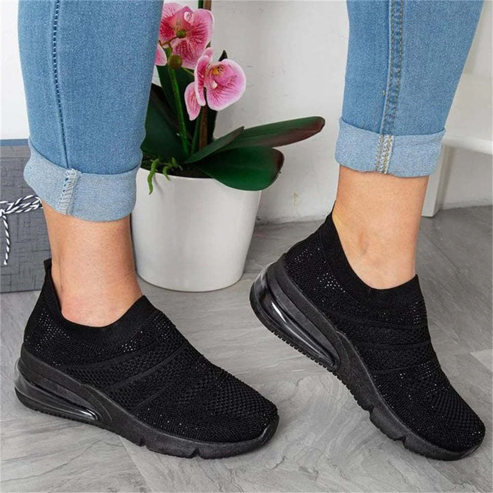 Casual Orthopedic Shoes Sneakers Cushion Mesh Slip-on Sneakers