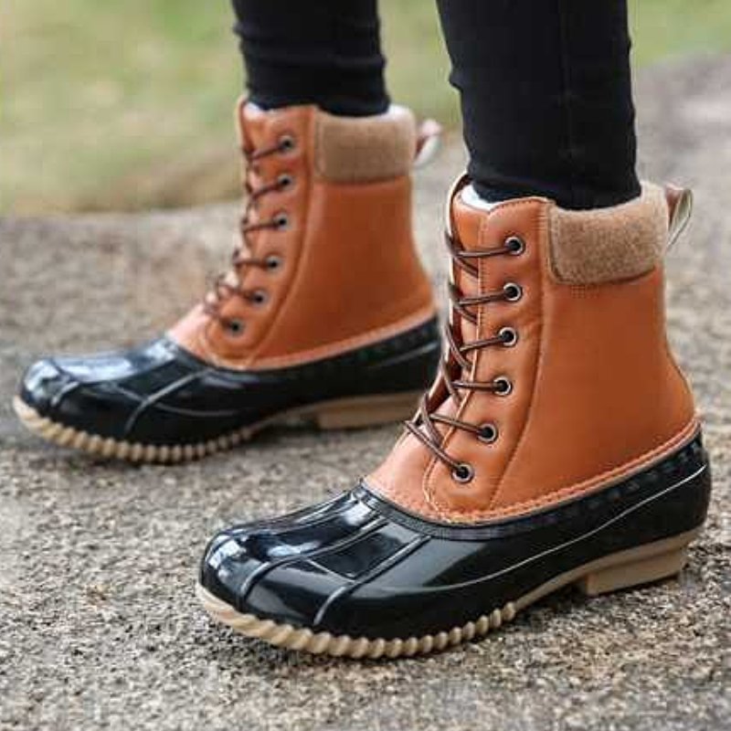 Women Orthopedic Shoes Mid-calf Waterproof Snow Boots