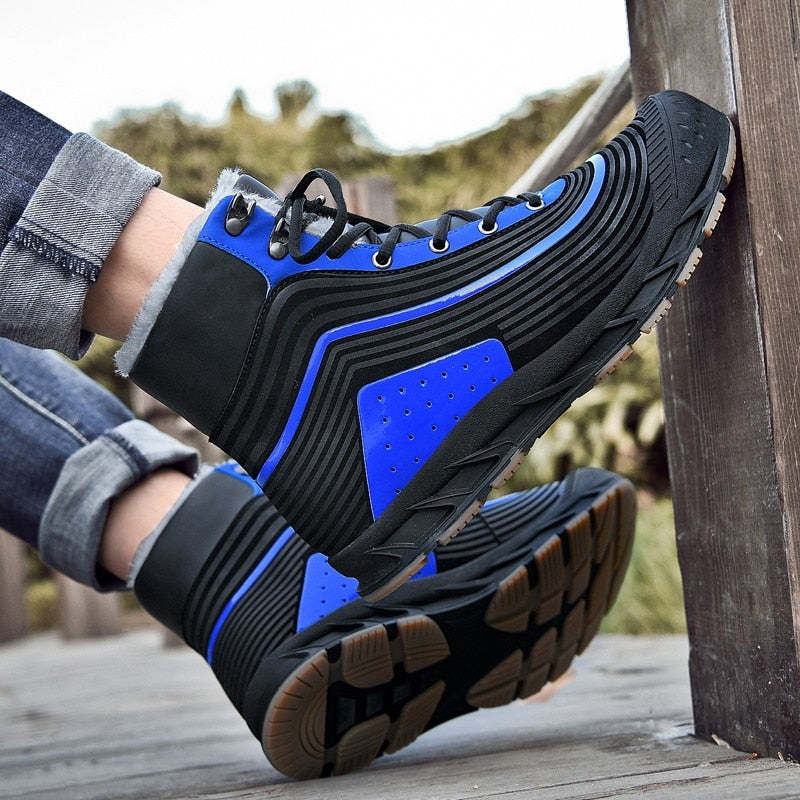 Trendy Winter Boots For Men Waterproof Fur Orthopedic Shoes