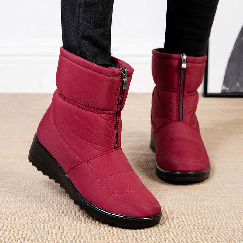 Women Orthopedic Boots Plush Ankle Booties