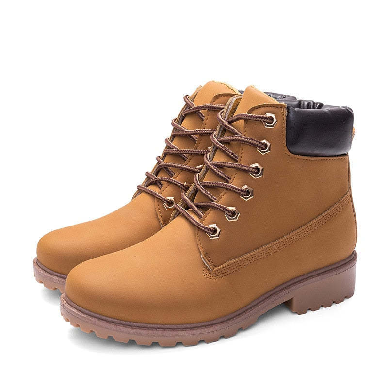 Women Outdoor Winter Boots Water-resistant Orthopedic Shoes