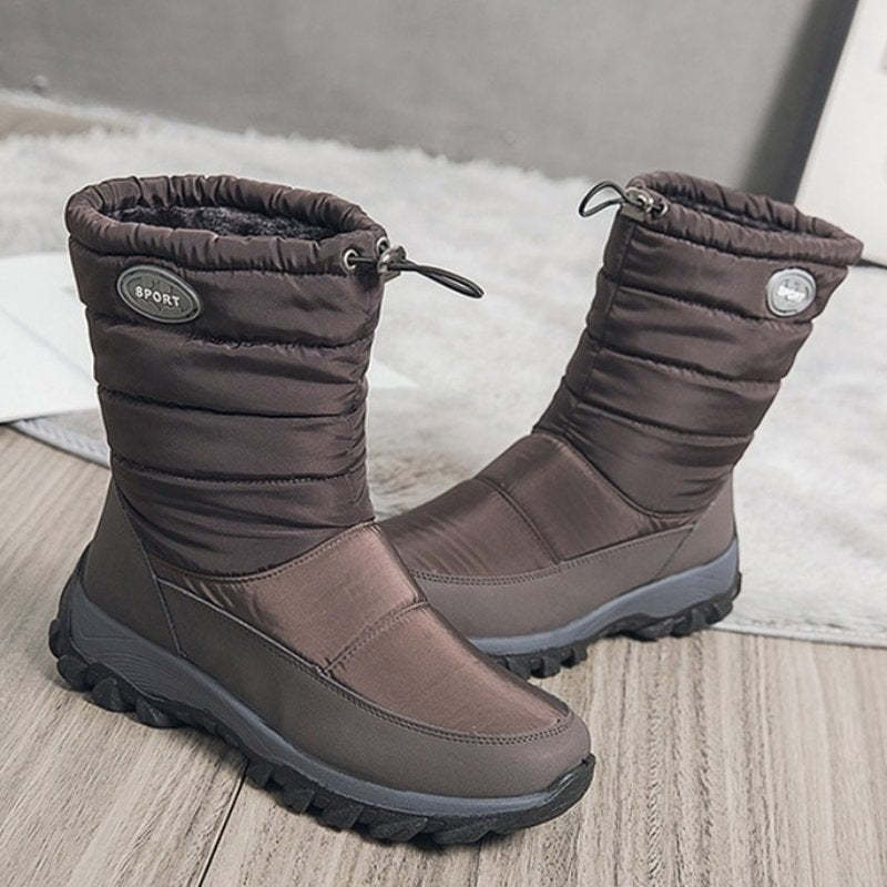 Women Waterproof Snow Boots Warm Orthopedic Shoes