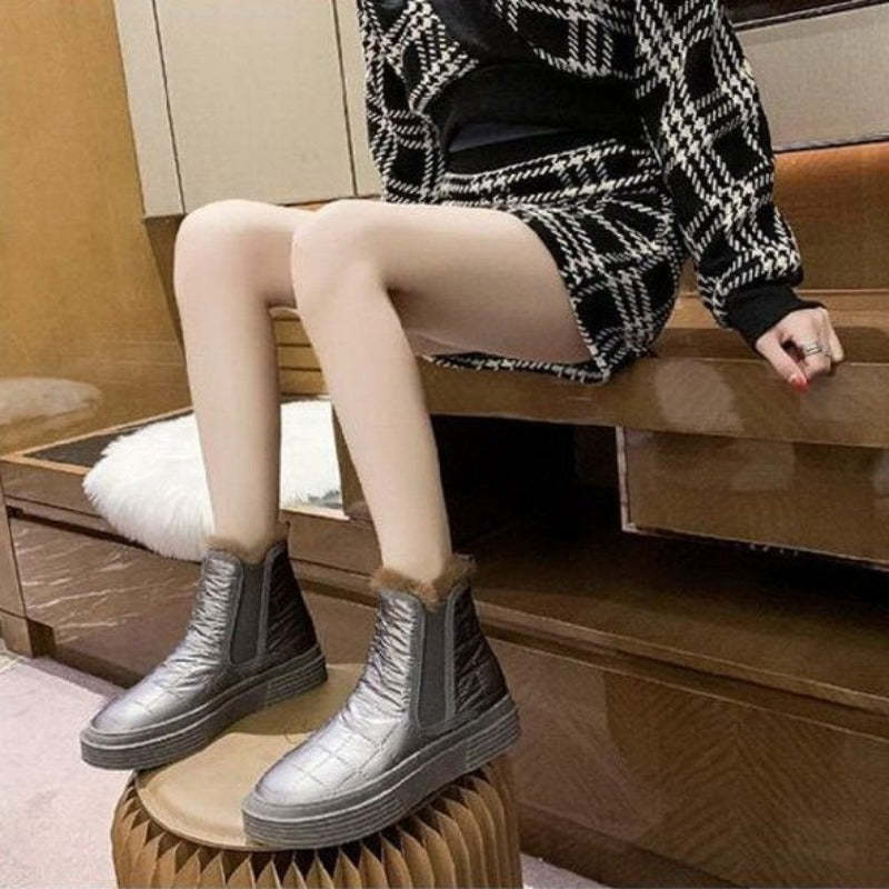 Women Orthopedic Casual Fur Ankle Boots Winter Shoes