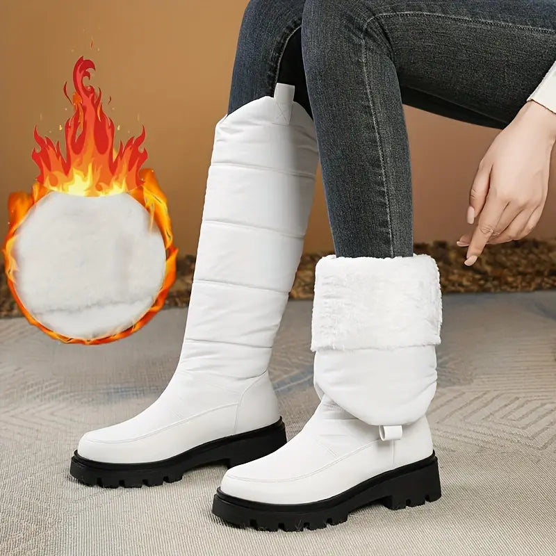Warm and Thick Lined Winter Snow Boots