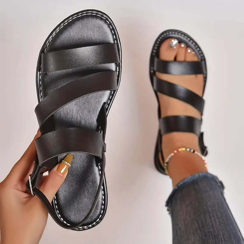 Flat Ankle Strap Sandals for the Beach