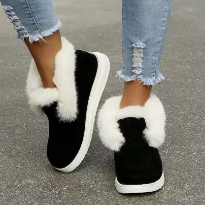 Orthopedic Women Boots Warm Plush Fur Chic Snow Ankle Boots