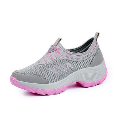 Orthopedic Women Shoes Breathable Wide Toe Cap Arch Support Elastic