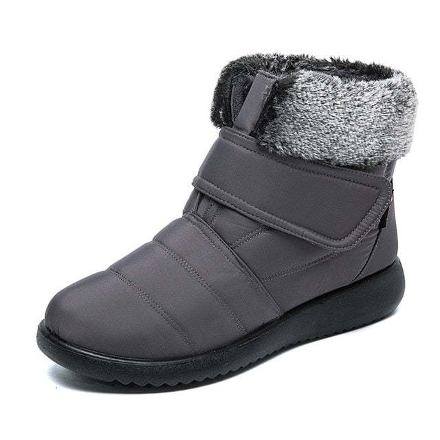 Groovywish Women Snow Ankle Boots Warm Orthopedic Shoes