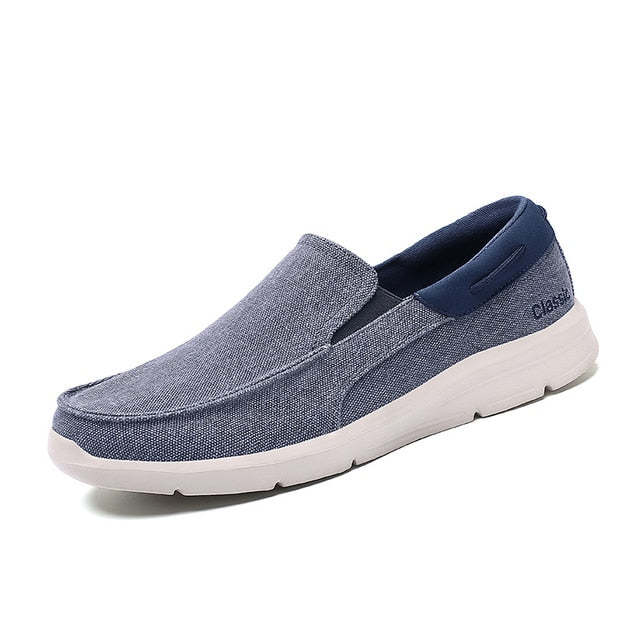Men Orthopedic Loafers Breathable Canvas Shoes Lightweight Causal Comfortable Walking Shoes