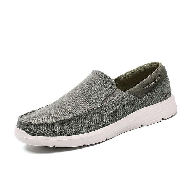 Men Orthopedic Loafers Breathable Canvas Shoes Lightweight Causal Comfortable Walking Shoes