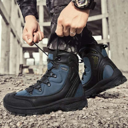 Waterproof Leather Combat Boots