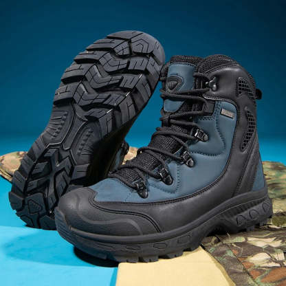 Waterproof Leather Combat Boots