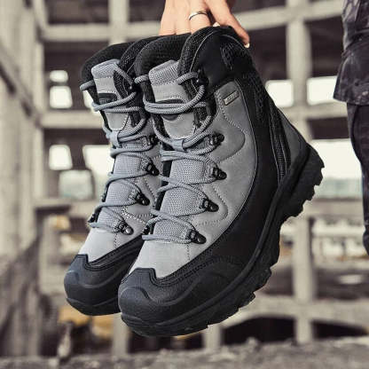 Waterproof Leather Combat Boots