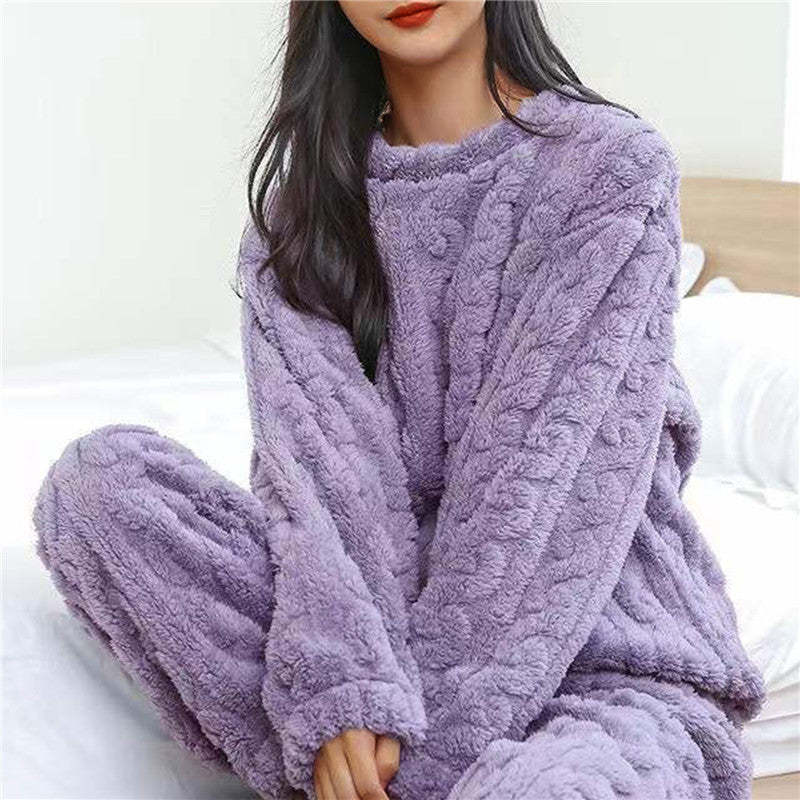 Women's fleece pyjama set