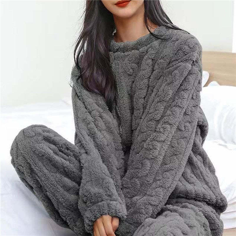 Women's fleece pyjama set