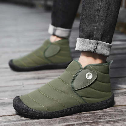 Ankle Boots For Men Plush Casual Winter Orthopedic Shoes