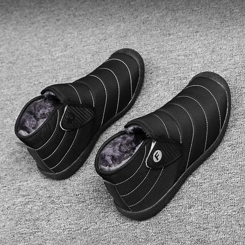 Ankle Boots For Men Plush Casual Winter Orthopedic Shoes