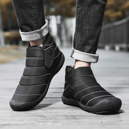 Ankle Boots For Men Plush Casual Winter Orthopedic Shoes