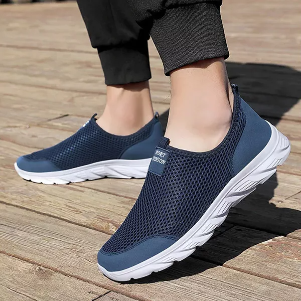 Men’s Casual Slip-On Sneakers Mesh Shoes