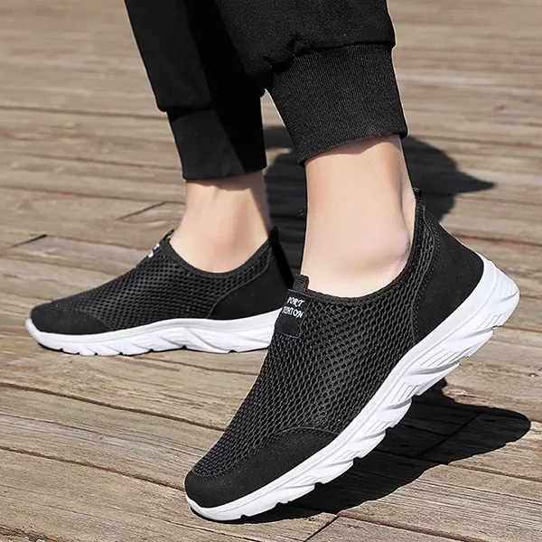 Men’s Casual Slip-On Sneakers Mesh Shoes