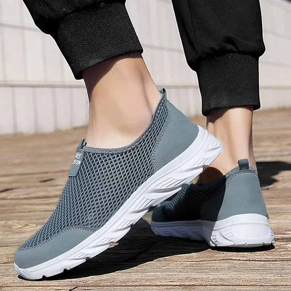 Men’s Casual Slip-On Sneakers Mesh Shoes