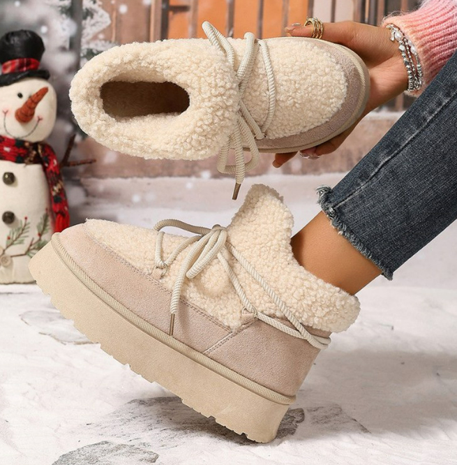 Lined Boots | Non-Slip, Warm Winter Snow Boots for Women