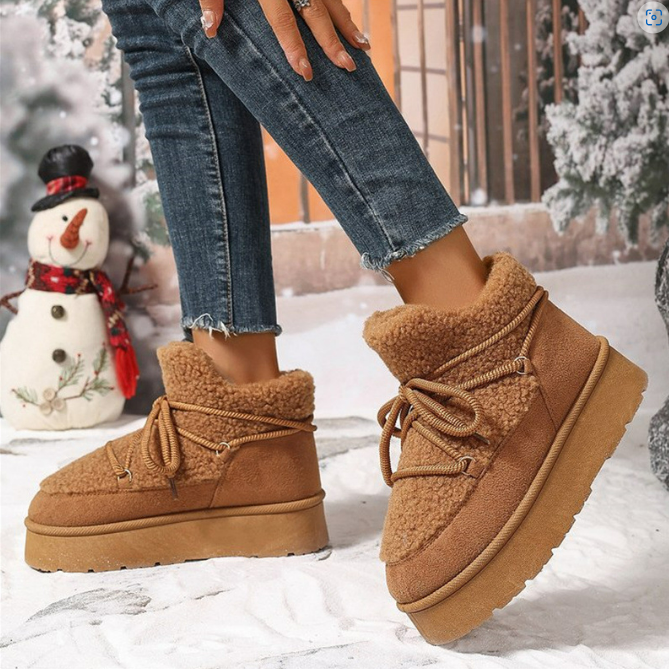 Lined Boots | Non-Slip, Warm Winter Snow Boots for Women