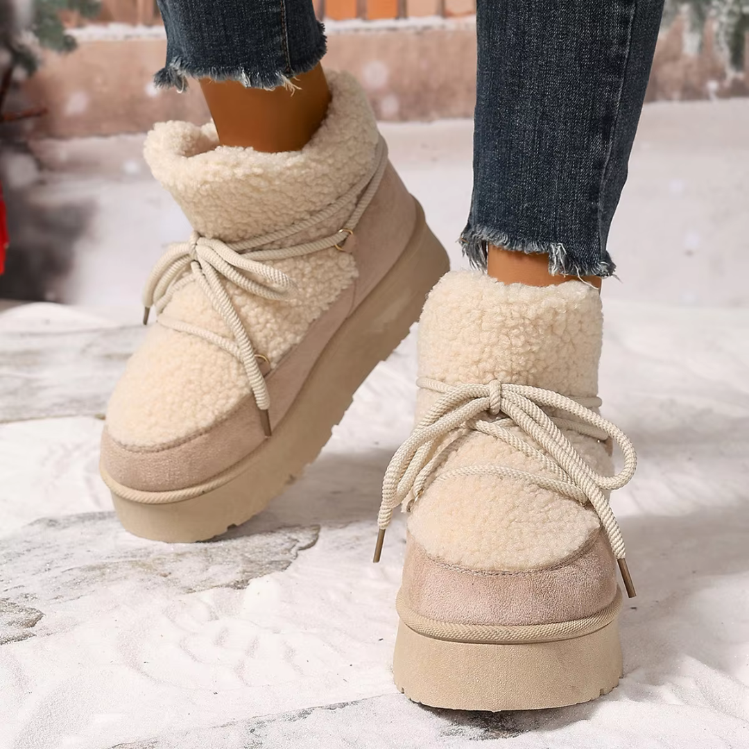 Lined Boots | Non-Slip, Warm Winter Snow Boots for Women