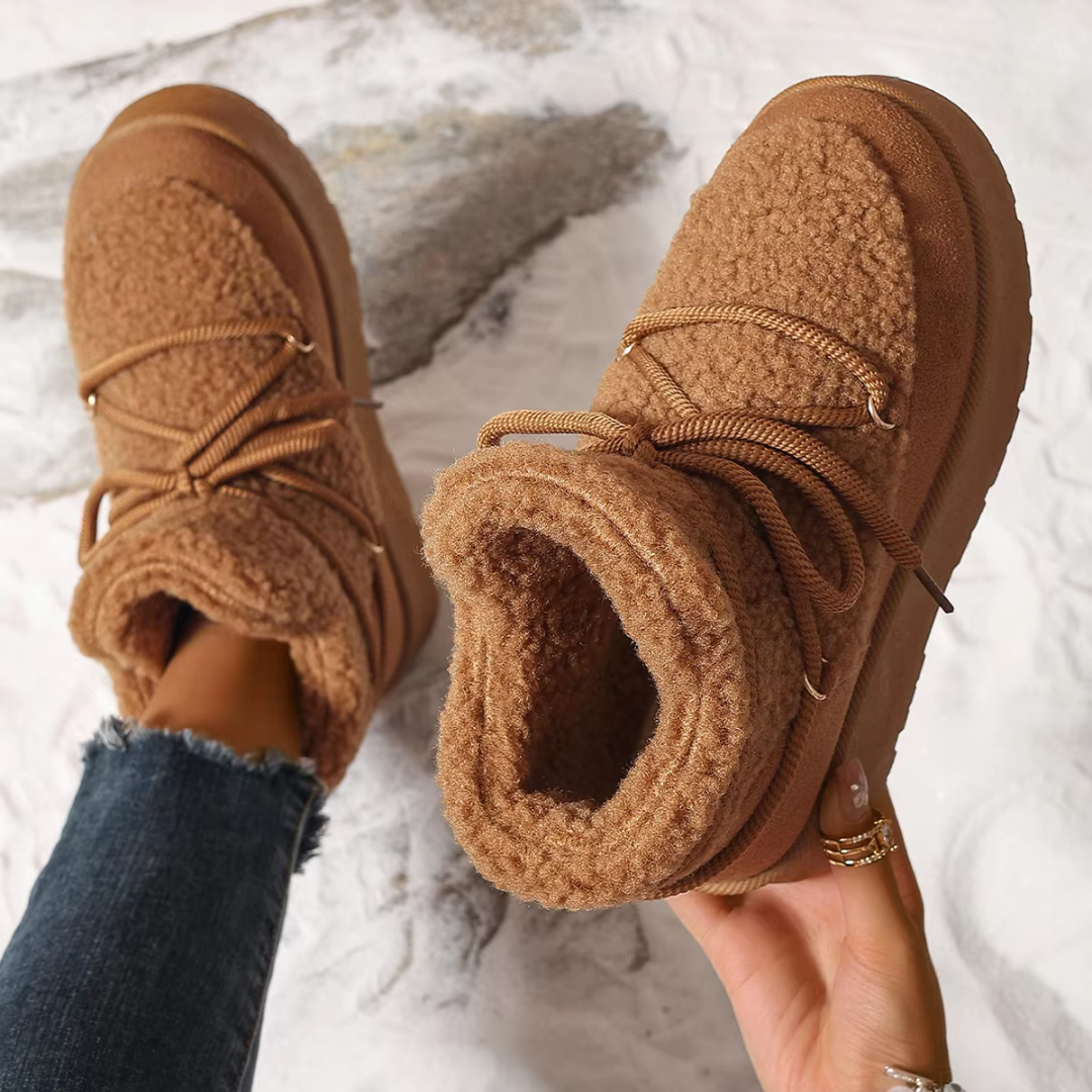 Lined Boots | Non-Slip, Warm Winter Snow Boots for Women