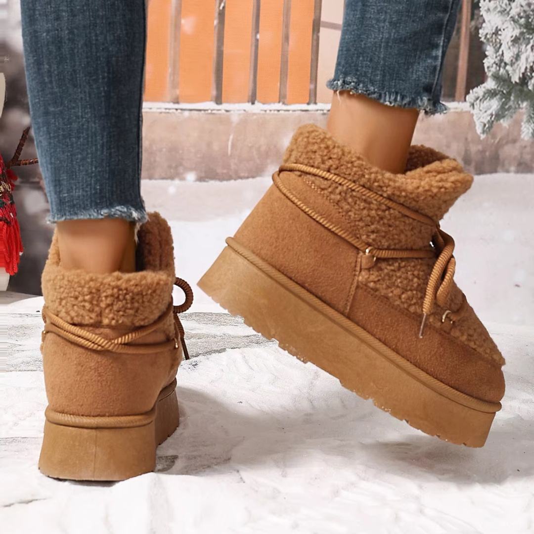 Lined Boots | Non-Slip, Warm Winter Snow Boots for Women