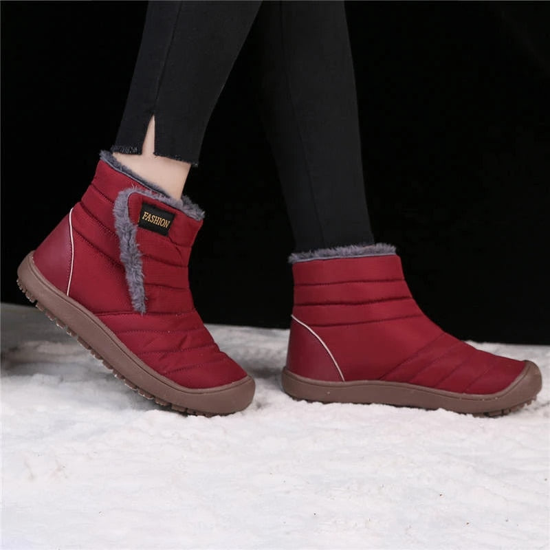 Snow Boots Waterproof Plush Orthopedic Winter Shoes