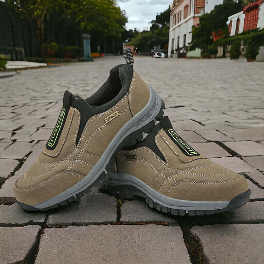 Orthopaedic Suede Leather Walking Shoes