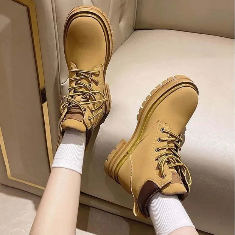 Women Winter Boots Arch Support Waterproof High Boots