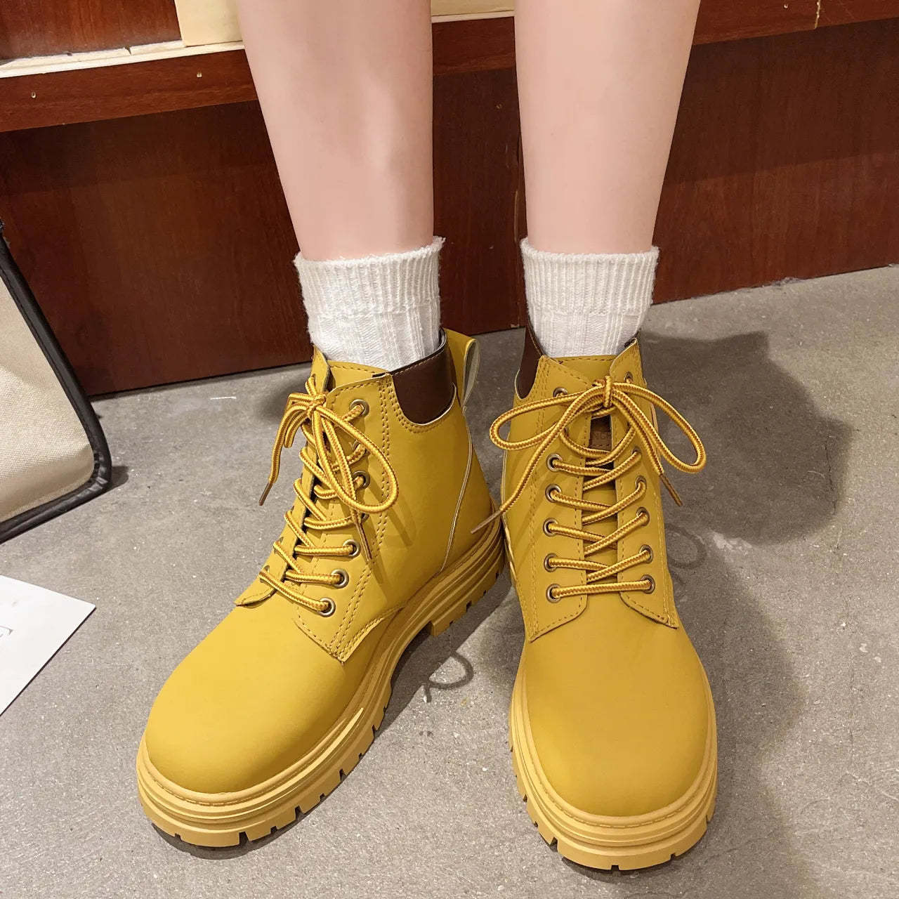 Women Winter Boots Arch Support Waterproof High Boots